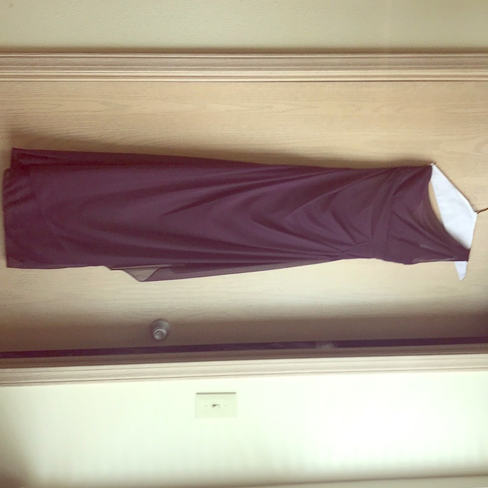 Purple bridesmaid dress